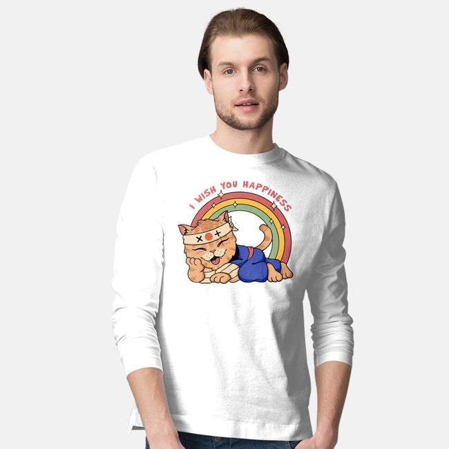 Happy Meowster-Mens-Long Sleeved-Tee-vp021