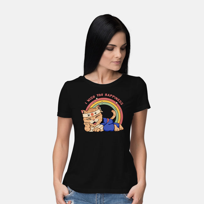 Happy Meowster-Womens-Basic-Tee-vp021