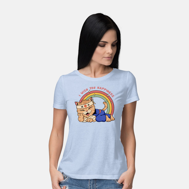 Happy Meowster-Womens-Basic-Tee-vp021