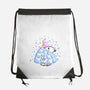 Winter Dog-None-Drawstring-Bag-nickzzarto