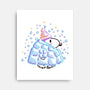 Winter Dog-None-Stretched-Canvas-nickzzarto