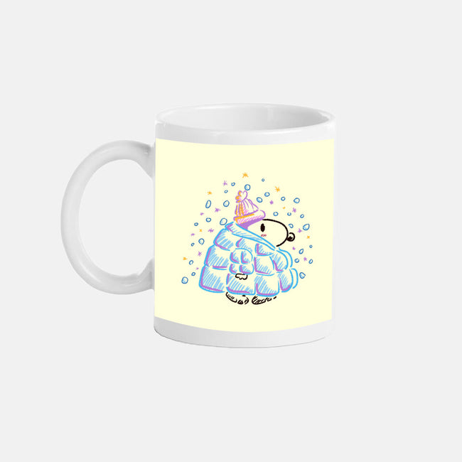 Winter Dog-None-Mug-Drinkware-nickzzarto
