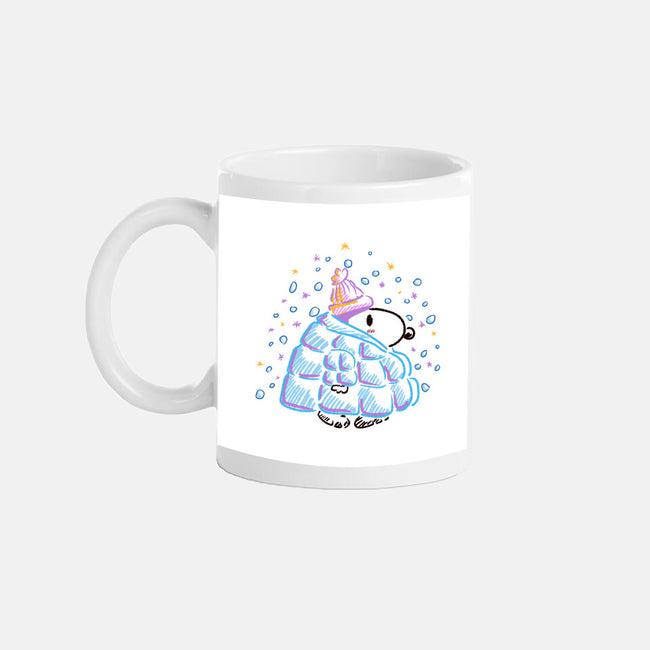 Winter Dog-None-Mug-Drinkware-nickzzarto