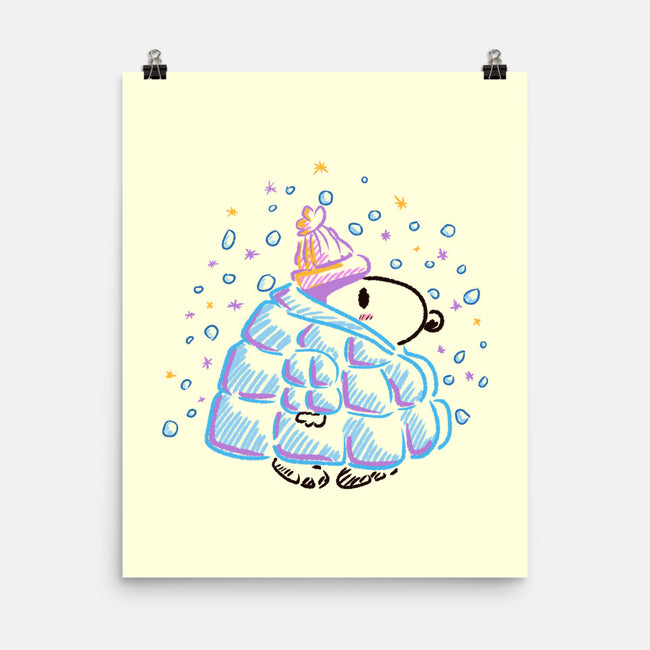 Winter Dog-None-Matte-Poster-nickzzarto