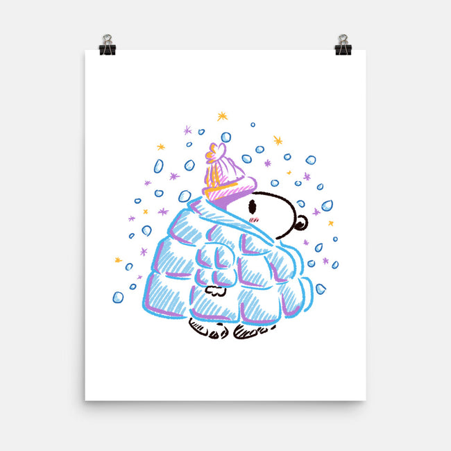Winter Dog-None-Matte-Poster-nickzzarto