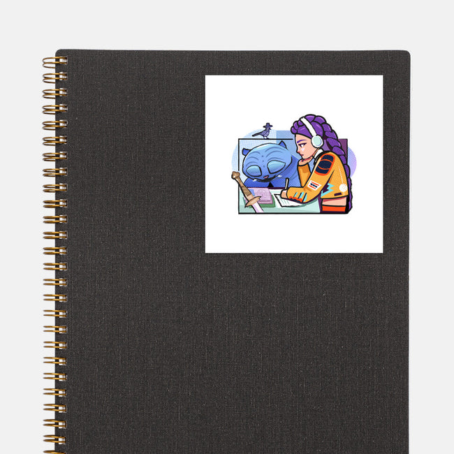 K-pop Mix-None-Glossy-Sticker-Vanadium