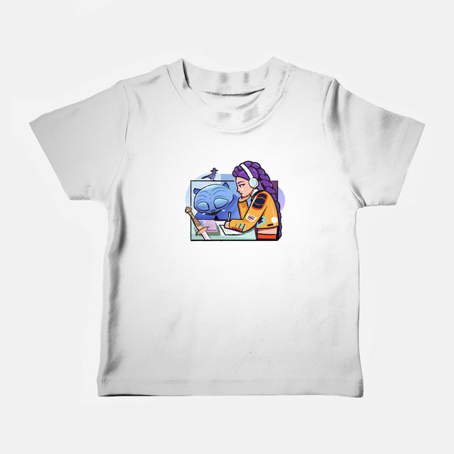 K-pop Mix-Baby-Basic-Tee-Vanadium