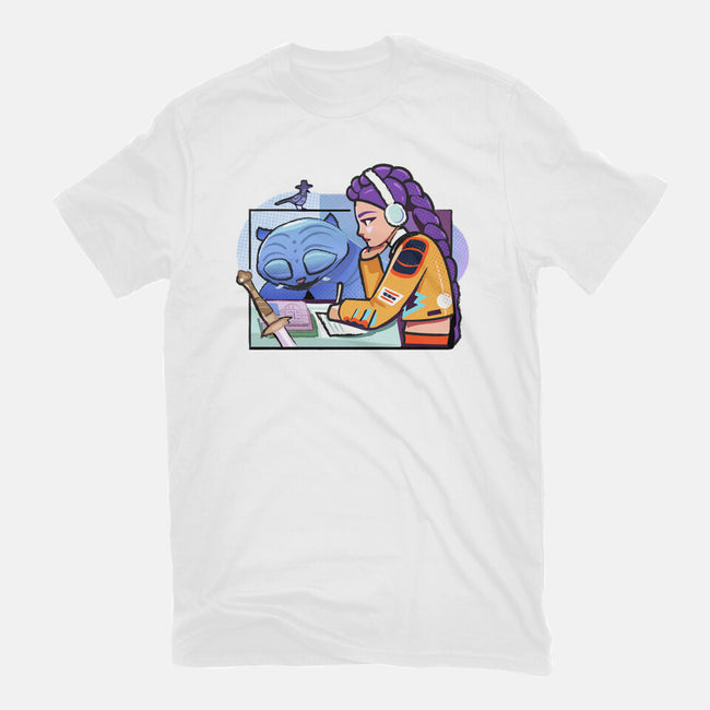 K-pop Mix-Mens-Basic-Tee-Vanadium