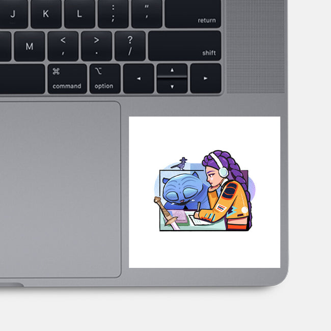 K-pop Mix-None-Glossy-Sticker-Vanadium