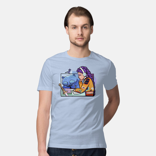 K-pop Mix-Mens-Premium-Tee-Vanadium