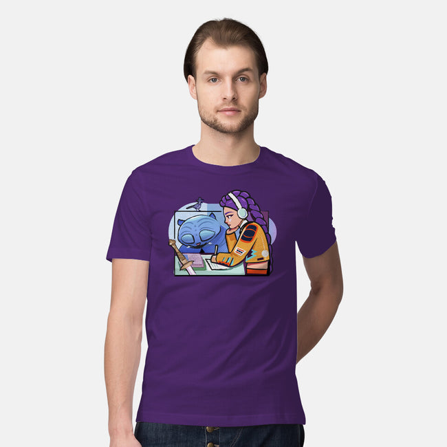 K-pop Mix-Mens-Premium-Tee-Vanadium