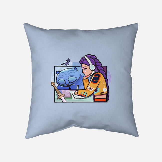 K-pop Mix-None-Removable Cover w Insert-Throw Pillow-Vanadium