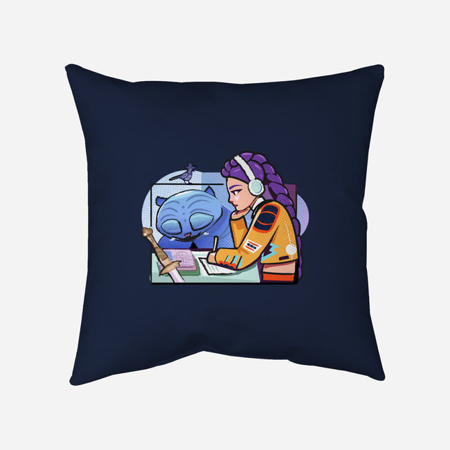 K-pop Mix-None-Removable Cover w Insert-Throw Pillow-Vanadium