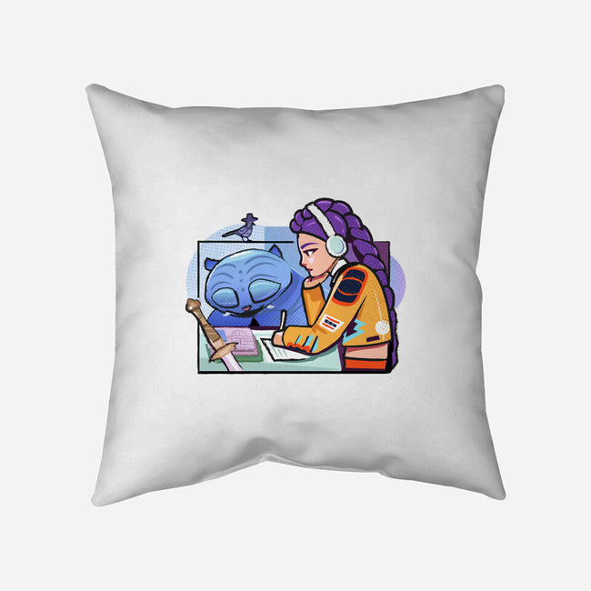 K-pop Mix-None-Removable Cover w Insert-Throw Pillow-Vanadium