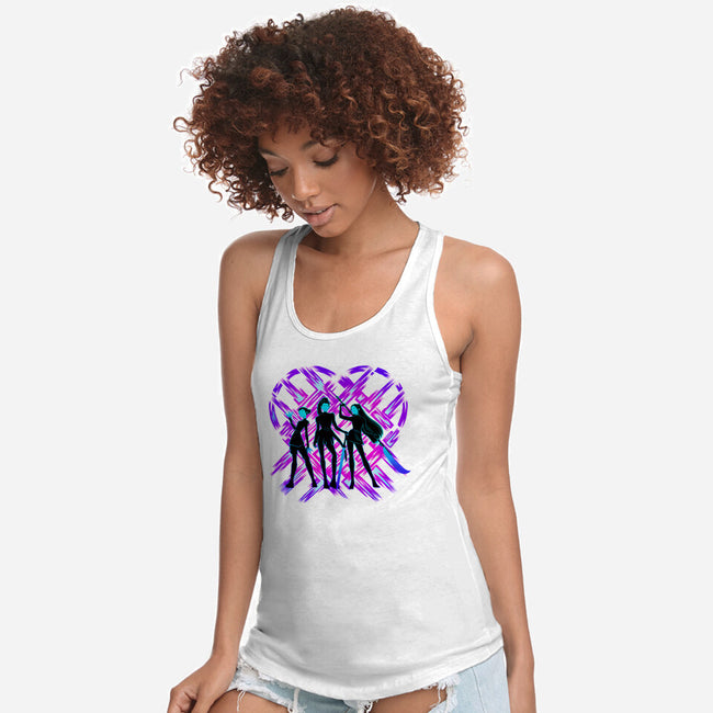 Three Hunters-Womens-Racerback-Tank-rmatix