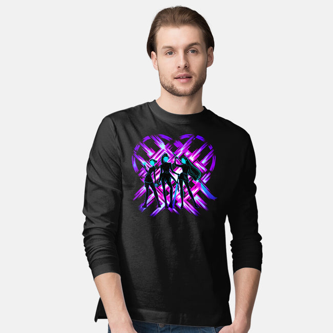 Three Hunters-Mens-Long Sleeved-Tee-rmatix