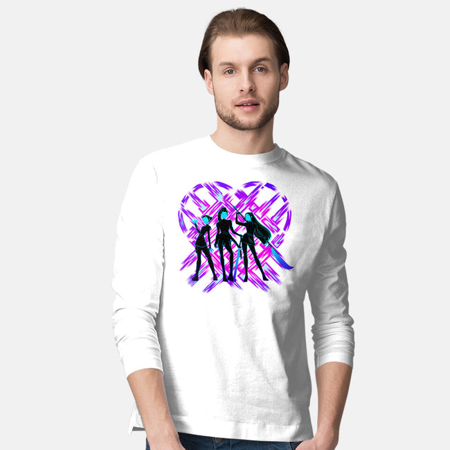 Three Hunters-Mens-Long Sleeved-Tee-rmatix