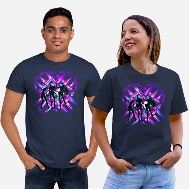 Three Hunters-Unisex-Basic-Tee-rmatix