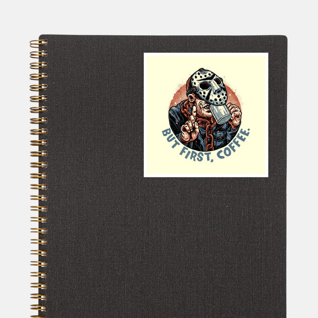 Camp Coffee-None-Glossy-Sticker-glitchygorilla
