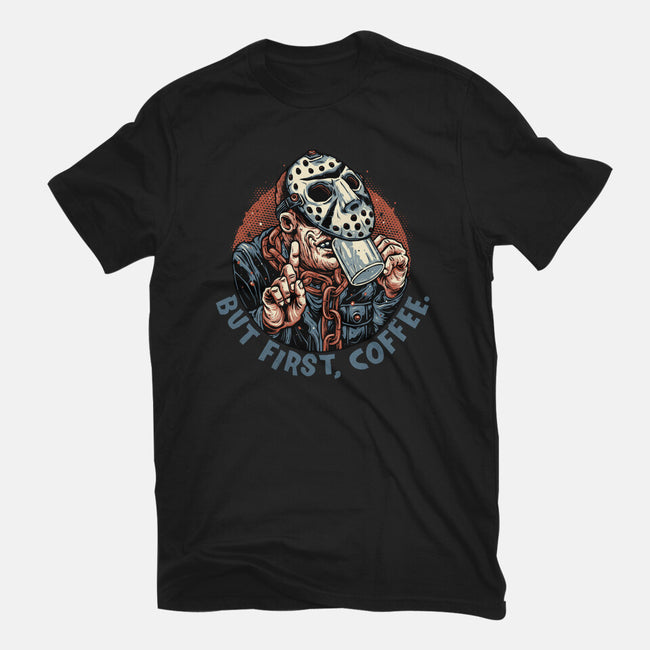 Camp Coffee-Mens-Basic-Tee-glitchygorilla