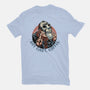 Camp Coffee-Womens-Fitted-Tee-glitchygorilla