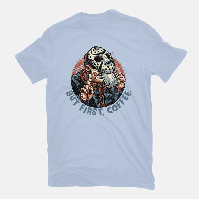 Camp Coffee-Mens-Basic-Tee-glitchygorilla