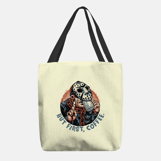 Camp Coffee-None-Basic Tote-Bag-glitchygorilla