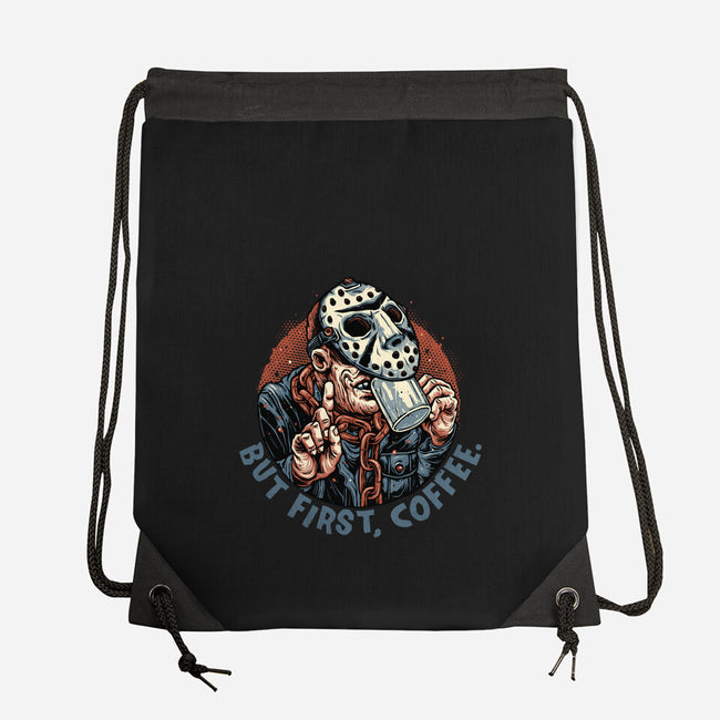 Camp Coffee-None-Drawstring-Bag-glitchygorilla