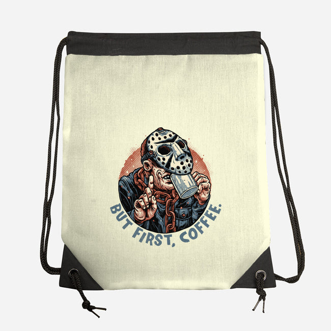 Camp Coffee-None-Drawstring-Bag-glitchygorilla