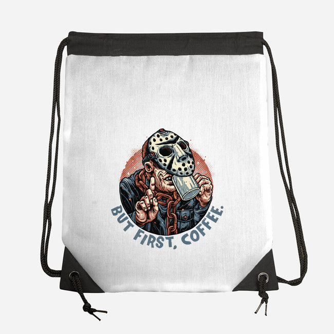 Camp Coffee-None-Drawstring-Bag-glitchygorilla