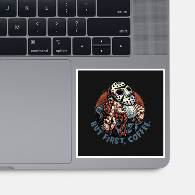 Camp Coffee-None-Glossy-Sticker-glitchygorilla