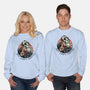Camp Coffee-Unisex-Crew Neck-Sweatshirt-glitchygorilla