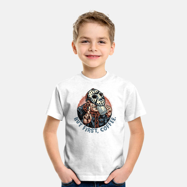 Camp Coffee-Youth-Basic-Tee-glitchygorilla