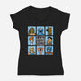I Am This Old Gen-X-Womens-V-Neck-Tee-erion_designs