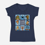 I Am This Old Gen-X-Womens-V-Neck-Tee-erion_designs