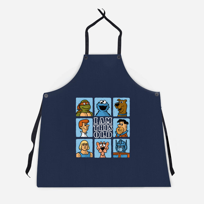 I Am This Old Gen-X-Unisex-Kitchen-Apron-erion_designs
