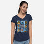 I Am This Old Gen-X-Womens-V-Neck-Tee-erion_designs