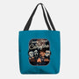 Spooky Campfire-None-Basic Tote-Bag-glitchygorilla