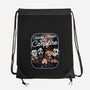 Spooky Campfire-None-Drawstring-Bag-glitchygorilla