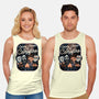 Spooky Campfire-Unisex-Basic-Tank-glitchygorilla