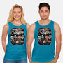 Spooky Campfire-Unisex-Basic-Tank-glitchygorilla