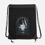 Just Speak Friend-None-Drawstring-Bag-glitchygorilla