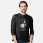 Just Speak Friend-Mens-Long Sleeved-Tee-glitchygorilla