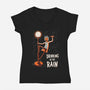 Drinking In The Rain-Womens-V-Neck-Tee-P1yu5h
