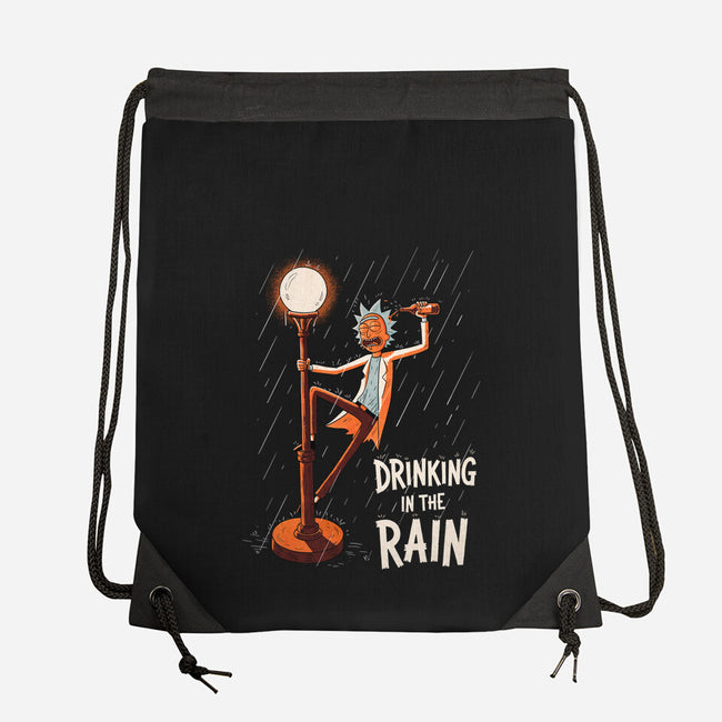 Drinking In The Rain-None-Drawstring-Bag-P1yu5h