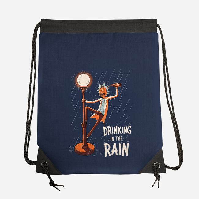 Drinking In The Rain-None-Drawstring-Bag-P1yu5h
