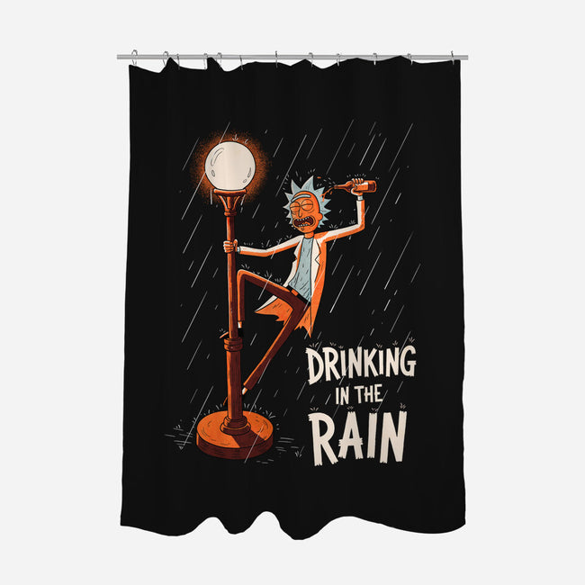 Drinking In The Rain-None-Polyester-Shower Curtain-P1yu5h