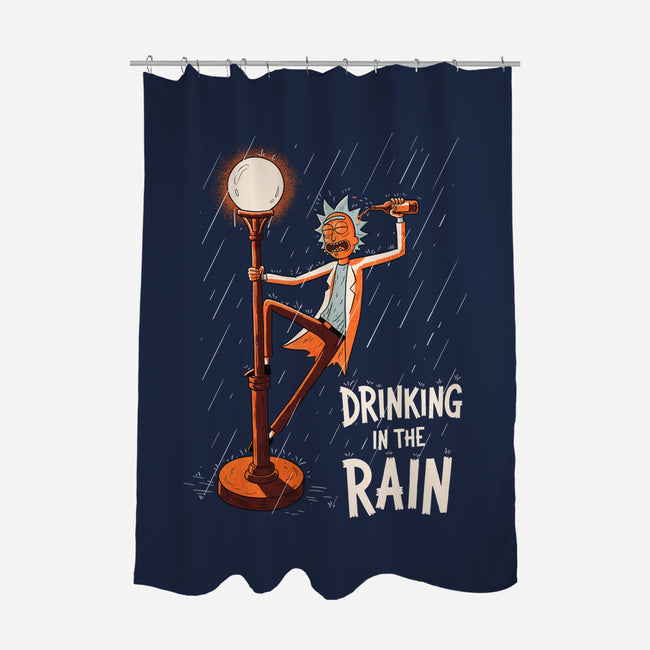 Drinking In The Rain-None-Polyester-Shower Curtain-P1yu5h