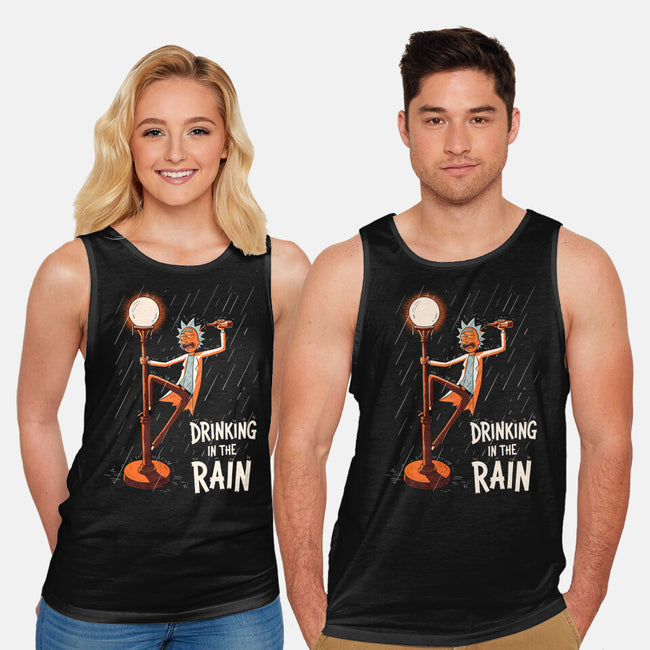 Drinking In The Rain-Unisex-Basic-Tank-P1yu5h