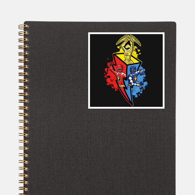 Dino Rangers-None-Glossy-Sticker-nickzzarto